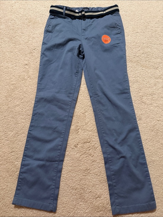 The Children's Place Other - The Children's Place Navy Blue Chino Pants with Striped Belt